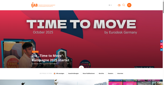 Security scan screenshot of https://ijab.de/