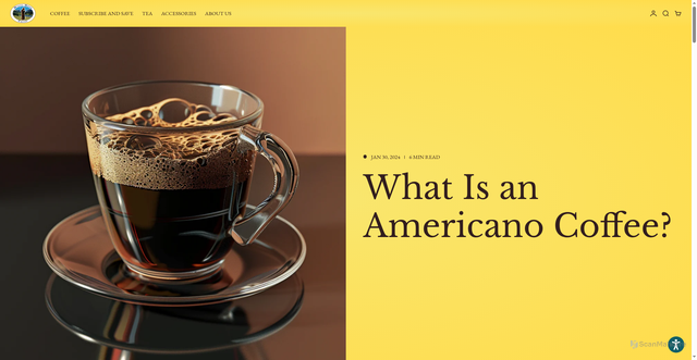 Security scan screenshot of https://www.mysticmonkcoffee.com/blogs/news/what-is-an-americano-coffee?srsltid=AfmBOopR9tLP77ijUV-kxEgWzaPk8F1EckyCeeKGNozlh3w109jgFHvB