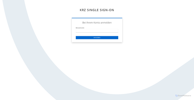Security scan screenshot of https://servicedesk.krz-swd.support