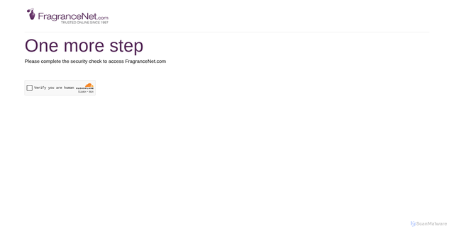 Security scan screenshot of https://www.fragrancenet.com