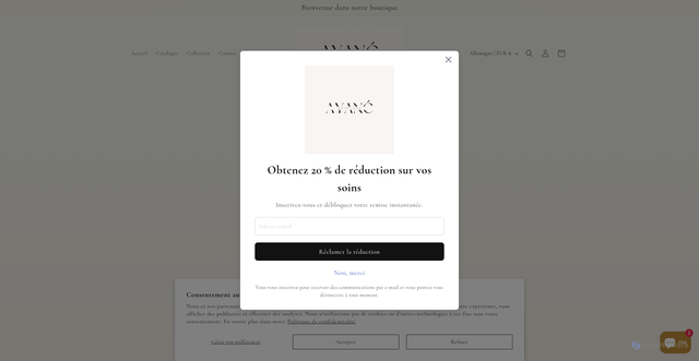Security scan screenshot of https://ayaneskincare.com/policies/terms-of-sale