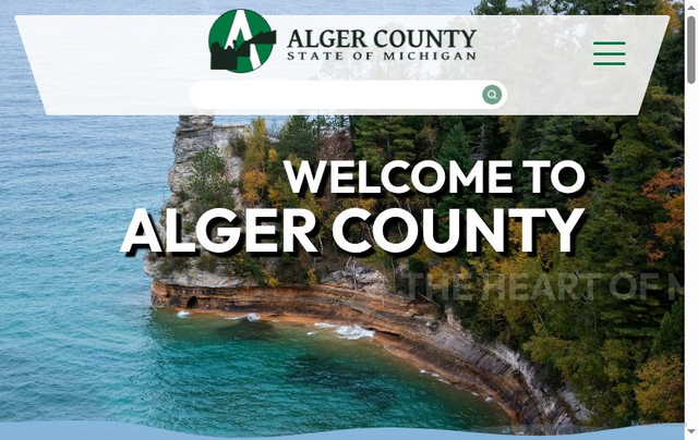 Security scan screenshot of https://algercounty.gov/