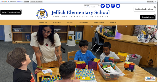Security scan screenshot of https://www.jellickschool.org