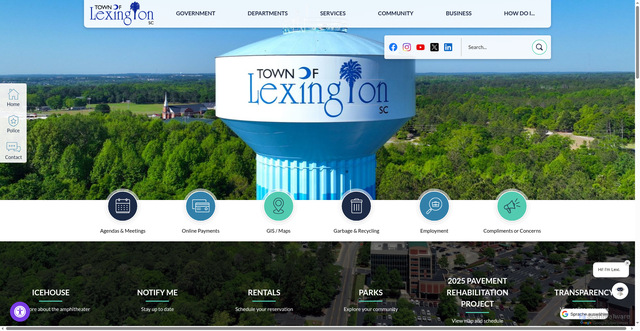 Security scan screenshot of https://lexsc.gov/