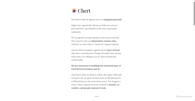 Security scan screenshot of http://trychert.com/