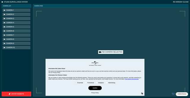 Security scan screenshot of https://cctv.rollingstones.com/