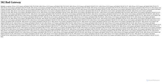 Security scan screenshot of https://bf52x.hubspotemail.net