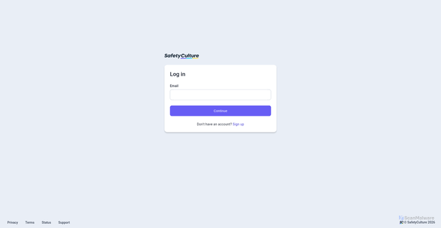 Security scan screenshot of https://app.au.safetyculture.com