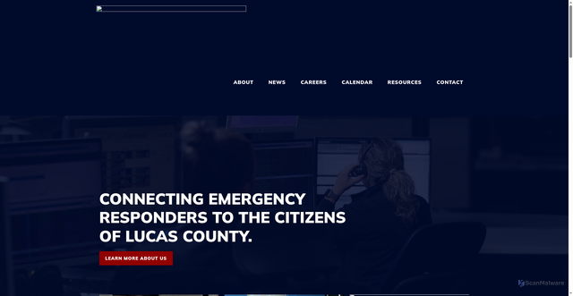 Security scan screenshot of https://911lucascountyoh.gov/