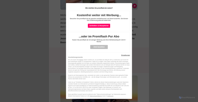 Security scan screenshot of https://www.promiflash.de/news/2025/11/11/food-influencer-michael-duarte-stirbt-bei-tragischem-vorfall.html