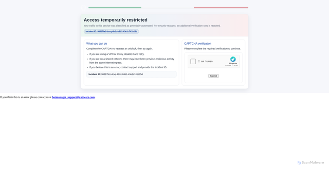 Security scan screenshot of https://validate.perfdrive.com/598f5c6688135c248ef609dffe2f094b/?ssa=7d01ef8b-4ba0-4155-9230-85ba385957b6&ssb=96844277804&ssc=https%3A%2F%2Fwww.esteri.it%2Fit%2F&ssi=98617fa1-dcxq-4b2c-b9b1-43e1c741b25d&ssk=botmanager_support@radware.com&ssm=33191864902009965134399670898016&ssn=afcd23d42749f0e9d23ed2d33b42e87fe6d1e3c8cf08-aea7-4d1e-bee07d&sso=9e3a2c75-792ff00bbb368b8a7af376a92a0ebe4c9875e9ca173fd31e&ssp=59962626971774785352177477547659938&ssq=71232905338766435356953386518051683804239&ssr=MTc4LjYzLjE2LjIyNA==&sst=Mozilla/5.0%20(Windows%20NT%2010.0;%20Win64;%20x64)%20AppleWebKit/537.36%20(KHTML,%20like%20Gecko)%20Chrome/124.0.0.0%20Safari/537.36&ssu=&ssv=&ssw=&ssx=eyJ1em14IjoiN2Y5MDAwMWQxMTMxZTgtODJiZC00N2Q5LWI3ODQtNmFkZWZhZWFkYmUyMS0xNzc0NzUzMzg2Nzk2NDY3LTU5ZjY1NzZkNGY3MDE4YWYxMyIsIl9fdXptZiI6IjdmOTAwMGUzYzhjZjA4LWFlYTctNGQxZS1iYzc1LTc5MmZmMDBiYmIzNjEtMTc3NDc1MzM4Njc5NjQ2Ny0wMDJiNWVmNTcxZGZiOGY3MWZhMTMiLCJyZCI6ImVzdGVyaS5pdCJ9