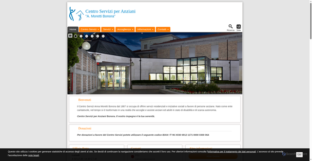 Security scan screenshot of https://www.csabonora.it/