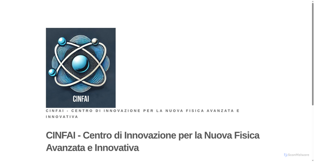 Security scan screenshot of http://www.cinfai.it/