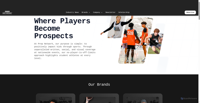 Security scan screenshot of https://prepnetwork.com