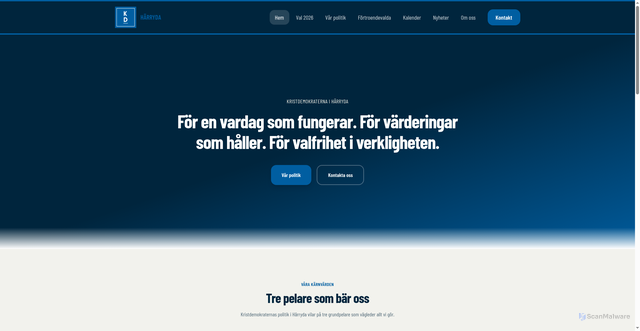 Security scan screenshot of https://kd-harryda.se