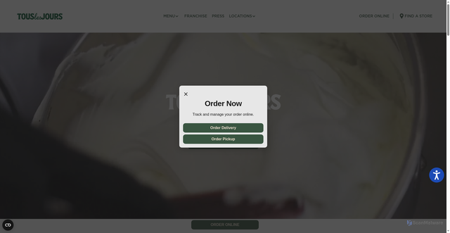 Security scan screenshot of https://tljus.com