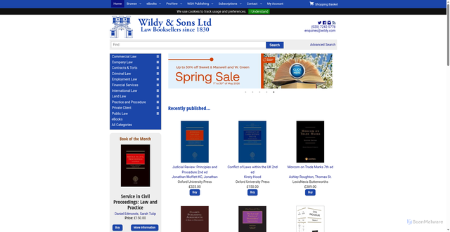 Security scan screenshot of https://www.wildy.com