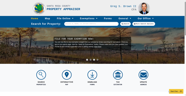 Security scan screenshot of https://srcpa.gov/