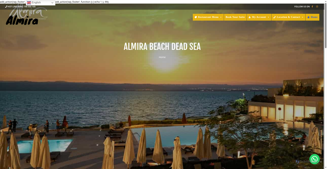 Security scan screenshot of https://almirarestaurant.org