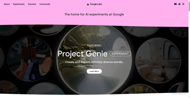 Security scan screenshot of https://labs.google