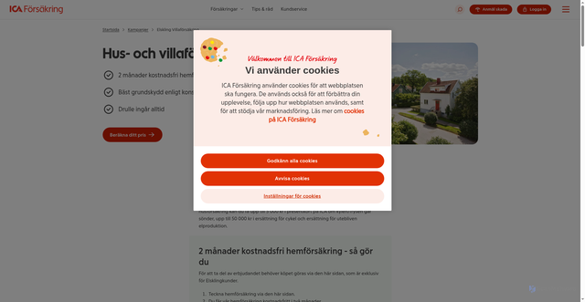 Security scan screenshot of https://www.icaforsakring.se/kampanjer/elskling-villaforsakring/?apcid=006a904f8dedc87f4eba340b&campaignNumber=5566991179&ft=true&utm_campaign=villa&utm_content=erbjudande&utm_medium=webb&utm_source=elskling