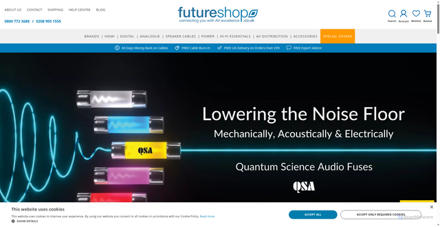 Security scan screenshot of https://media.futureshop.co.uk
