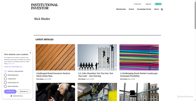 Security scan screenshot of https://www.institutionalinvestor.com/author/rick-rieder