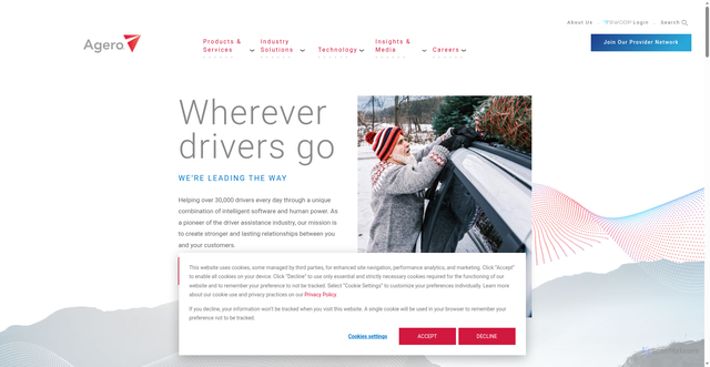 Security scan screenshot of https://joinswoop.com