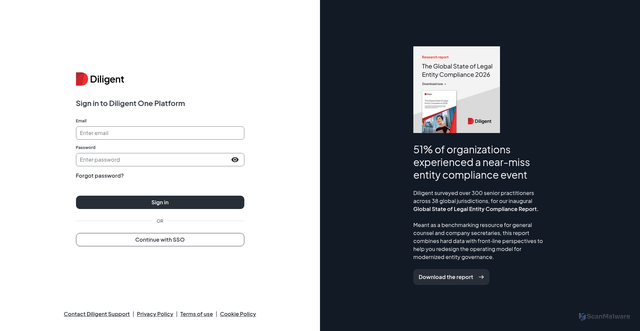Security scan screenshot of https://highbond.com