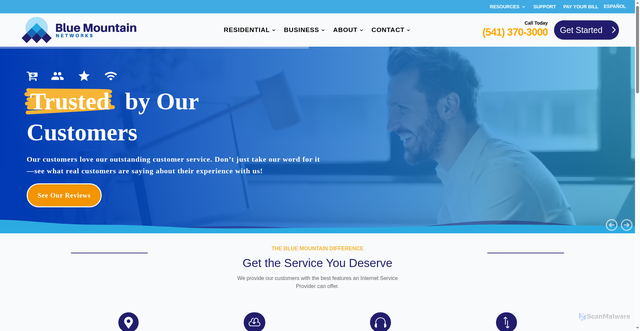 Security scan screenshot of https://gorge.net