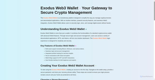 Security scan screenshot of https://exoduss-web-cloud.github.io/es/