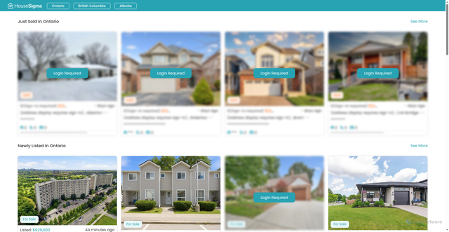 Security scan screenshot of https://housesigma.com