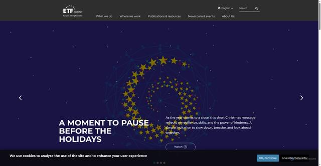 Security scan screenshot of https://www.etf.europa.eu/en