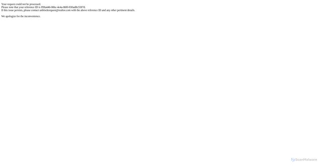 Security scan screenshot of https://realtor.com/