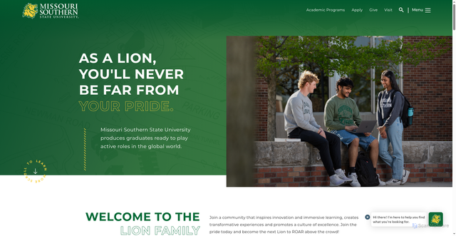 Security scan screenshot of https://www.mssu.edu/