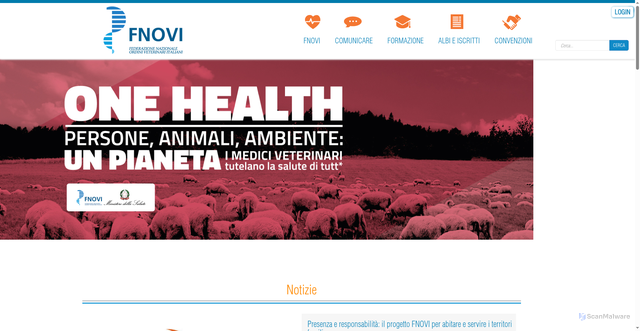 Security scan screenshot of https://www.fnovi.it/