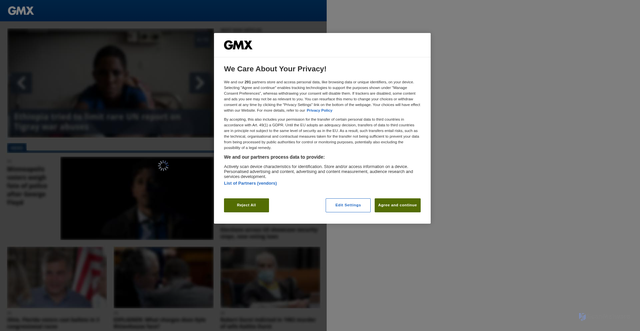 Security scan screenshot of https://www.gmx.com