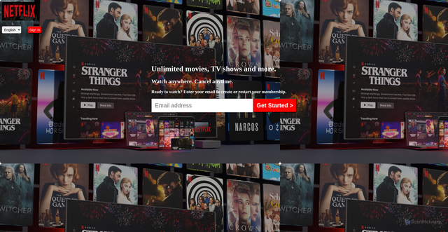 Security scan screenshot of http://www.netflix-ebon-theta.vercel.app/
