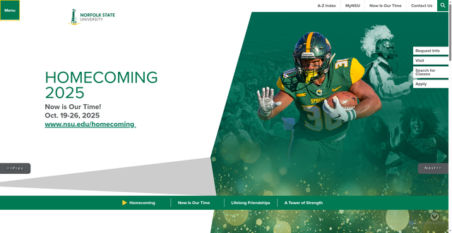 Security scan screenshot of https://www.nsu.edu/