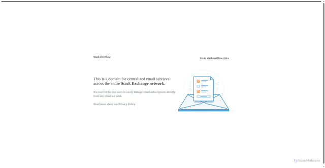 Security scan screenshot of https://stackoverflow.email
