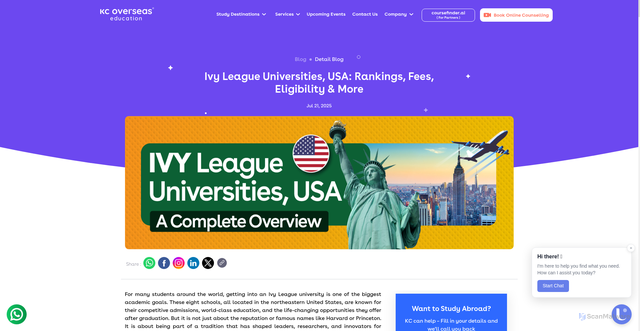 Security scan screenshot of https://www.studies-overseas.com/blogs/ivy-league-universities-in-usa