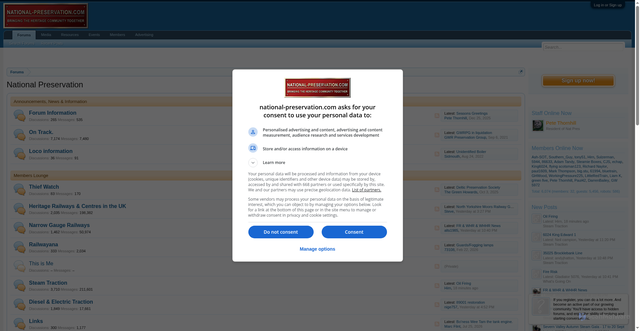 Security scan screenshot of https://www.national-preservation.com