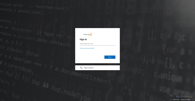 Security scan screenshot of https://yammer.criteois.com