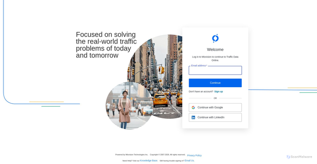 Security scan screenshot of https://trafficdataonline.com