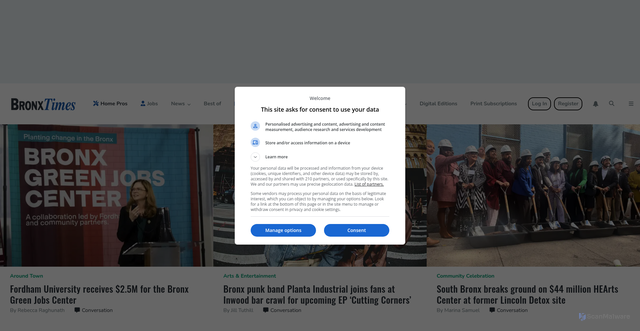 Security scan screenshot of https://bxtimes.com