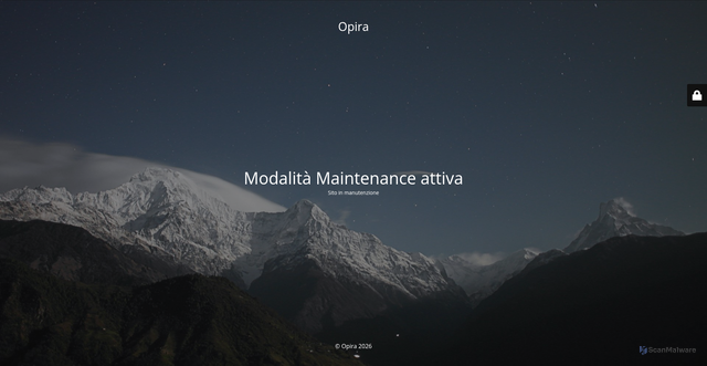 Security scan screenshot of https://opira.it/