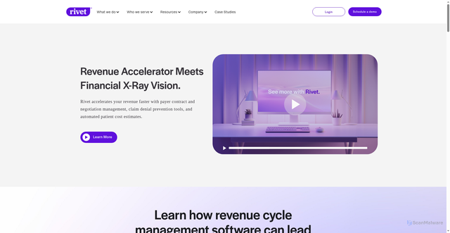 Security scan screenshot of https://rivethealth.com