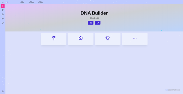 Security scan screenshot of dna-builder-y7j9xx6roh.edgeone.dev