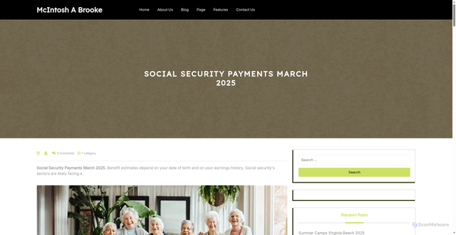 Security scan screenshot of https://mcintoshabrooke.pages.dev/kpozs-social-security-payments-march-2025-qdlko/