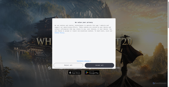Security scan screenshot of https://caizhijun.com